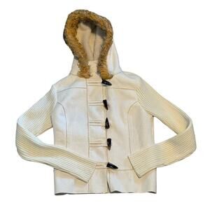 LIV Suede & Sherpa jacket/sweater - Super soft! size Large